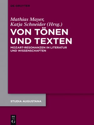 cover image of Von Tönen und Texten